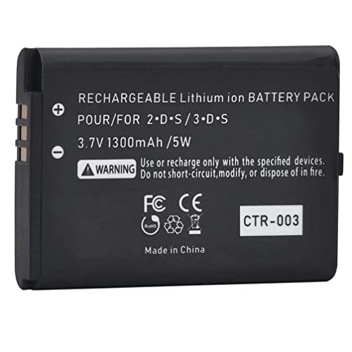 1300mAh CTR-003 Battery for Nintendo 3DS 2DS Game Console