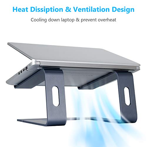 Image of Laptop Stand, Portable Ergonomic Computer Lifter Laptop Desktop Stand, Detachable Cooling Notebook MacBook Air Pro Riser Holder Stand for Dell, HP, Lenovo, Samsung More 10-15.6 inch Laptops