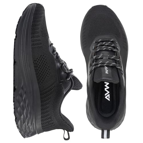 Image of AVW Womens Non Slip Work Shoes Water Resistant Walking Sneakers Food Service Chef Kitchen Shoes