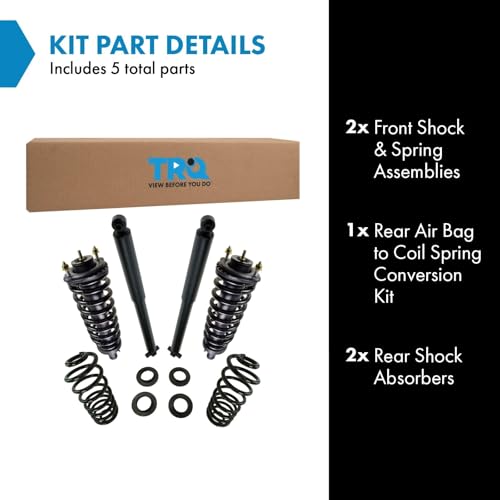 Image of TRQ Complete Strut Assembly Shock Absorbers & Rear Conversion Spring Kit for GM