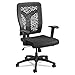 Safco Products 5085BL Voice Task Chair Plastic Back, Black