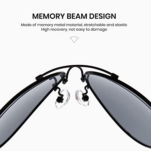 Cyxus Polarized Aviator Sunglasses for Men Women UV400 Protection Aviators Glasses for Driving Hiking Travel4