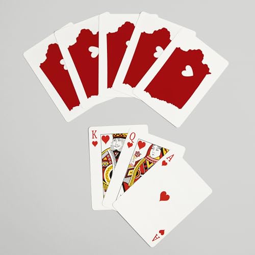Lantern Press Naipes Póker Iowa 52 cartas para adultos miniatura 7