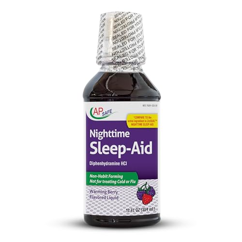 Nighttime Sleep-Aid Liquid for Adults AP Safe