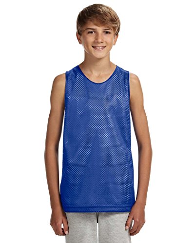 A4 Youth Home and Away Reversible Mesh Jersey Royal/White