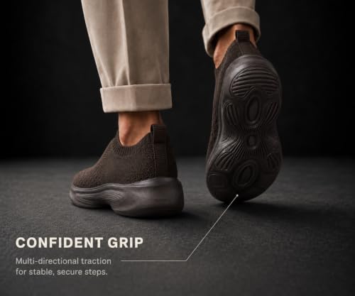 Image of Kraasa Trial Running Shoes with Lightweight Memory Insole | Breathable, Anti-Skid Knit Sneaker, Walking & Gym Shoes