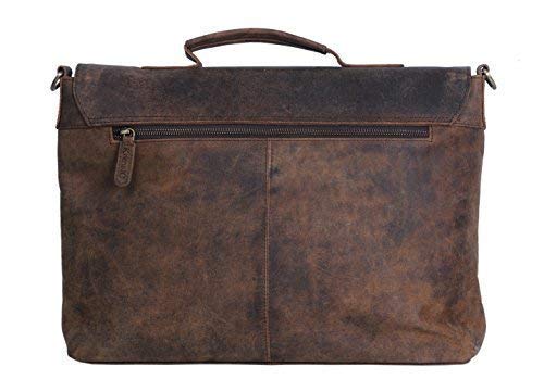 KomalC-18-Inch-Buffalo-Leather-Briefcase-Laptop-Messenger-Bag-Office-Briefcase-College-Bag-for-Men-and-Women