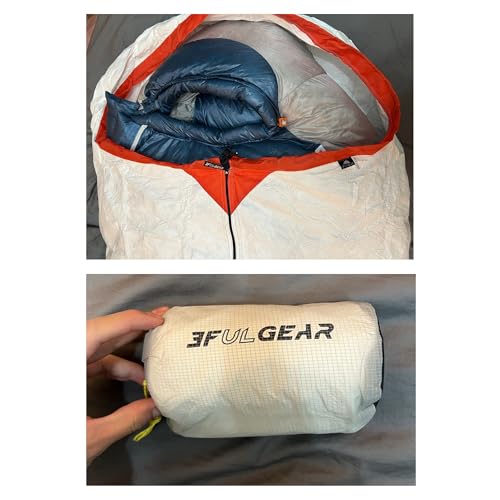 3F UL Gear Bolsa de Dormir para Viaje 3 Estaciones, Impermeable y Resistente a Manchas, Ligera y Compacta, Esencial para Camping, Senderismo para Adultos y Niños miniatura 4