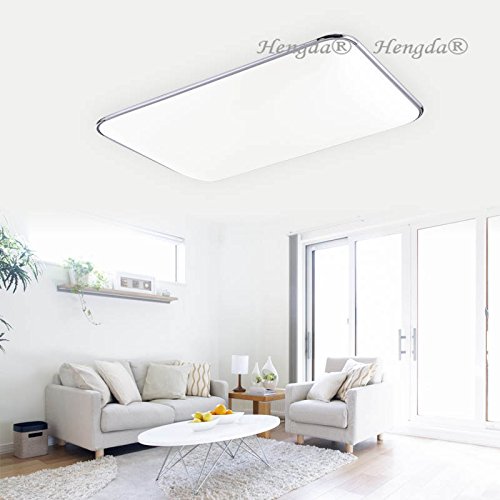 Preisvergleich Produktbild Hengda 96W LED Deckenleuchte Küchen Badleuchte Wohnzimmer Deckenleuchte 8640LM Weiß IP44 Badezimmer geeignet 230v