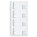 TOPS - Spiralbound Message Book, 2 3/4 x 5, Two-Part Carbonless, 200/Book 4002 (DMi EA