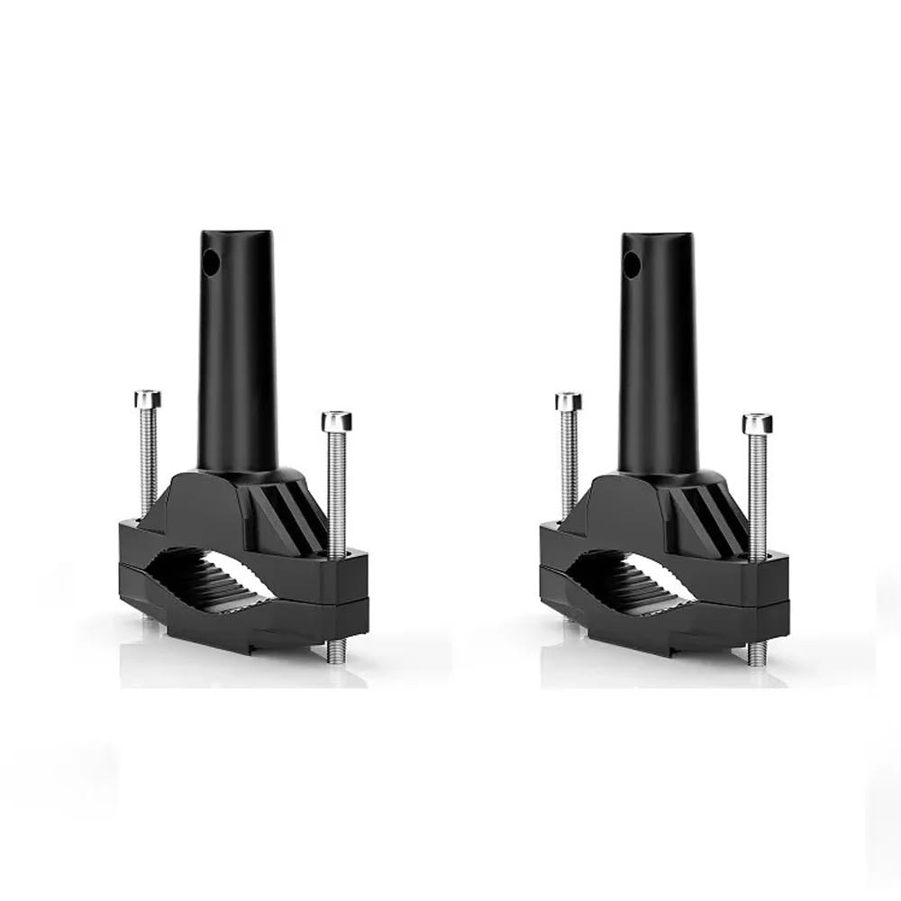 Headlight Bracket for Motorcycle Bumper Modified Headlight Stand Spotlight Extension Pole Frame Support Bracket Universal Mount(2pcs)