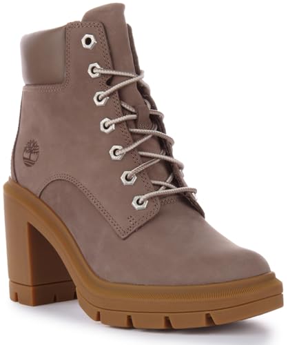 Timberland Women's Allington Heights 6 Inch Boot, Taupe Gray, 8
