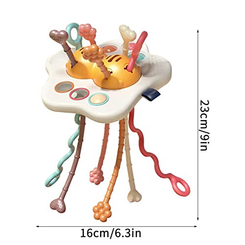 Brinquedos de puxar cordas para bebês - Brinquedos sensoriais para crianças,Brinquedo de atividade d