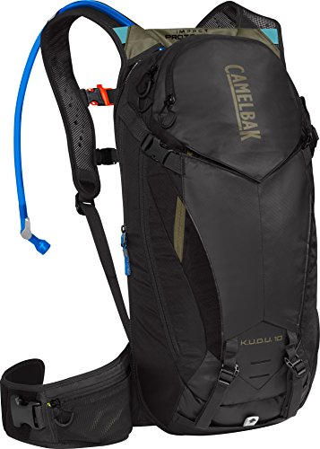 CamelBak K.U.D.U. Protector 10 100 oz Hydration Pack, Medium/Large, Black/Burnt Olive