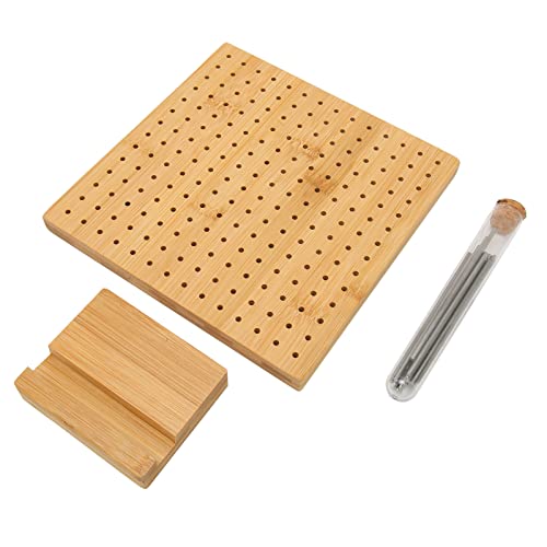 بساط خشبي لحجب الحياكة المصقولة مقاس 7.7 انش، لوح حجب للتطريز