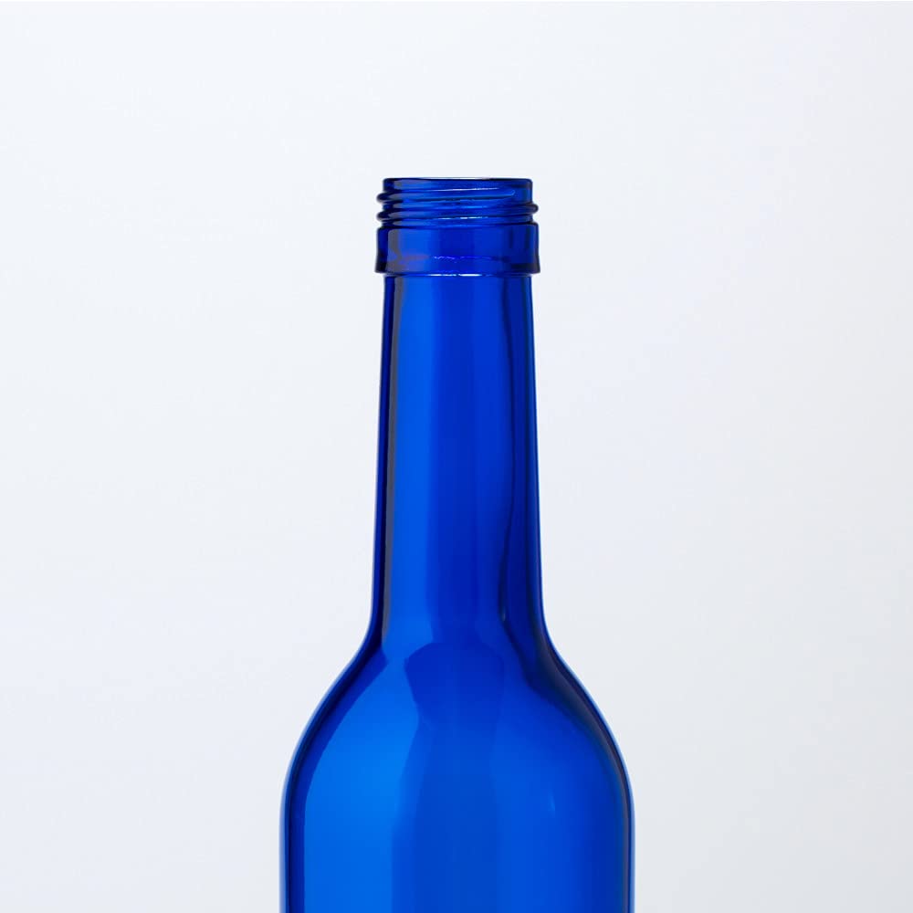 Amazon｜ガラス瓶 ワインボトル スリム 500ml 3色アソート（ブルー