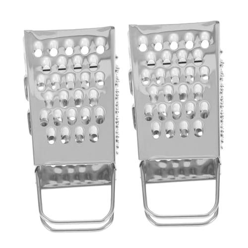 Garneck Mini Rallador de Acero Inoxidable 2 Piezas miniatura 1