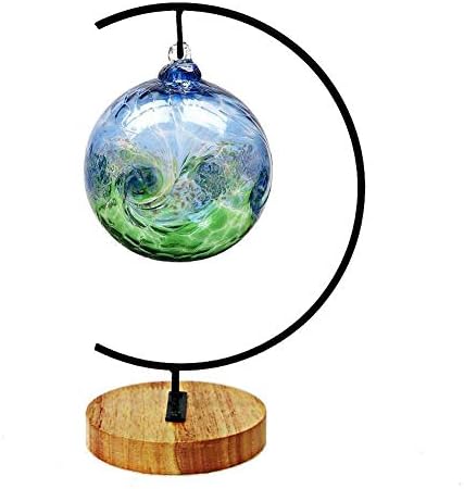 SGrace Ornament Display Stand Holder Home Wedding Decoration Rack for Hanging Glass Globe Air Plant Flower Pot Stand Iron Pothook Stand Terrarium Witch Ball (0.5)