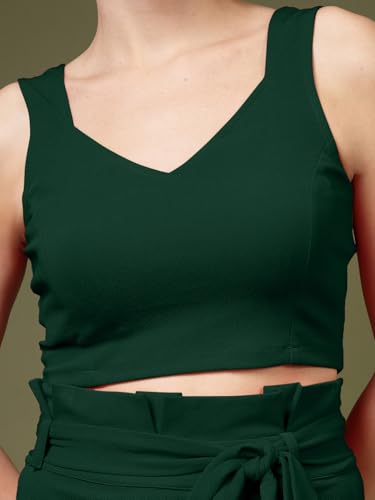 Image of OOMPH! Stretchable Sleeveless Crop Top