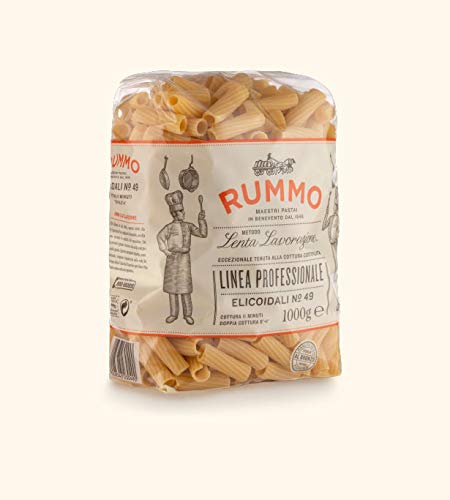 Rummo - Linea Profesional - Elicoidali n.49 Bronce Dibujado - 12 Paquetes de 1000 g