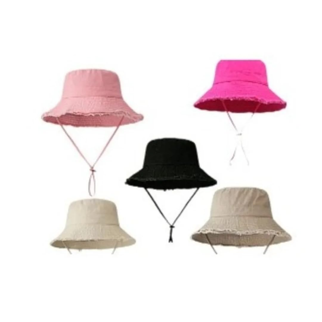 Style Bucket Hat Verstellbare Sunfisherman-Mütze Großkrempig Farbe Vier Jahreszeiten