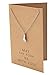 quan jewelry Fork Jewelry Fashion Necklace, Get Well Soon & Good Luck Charm Gifts with Greeting Card