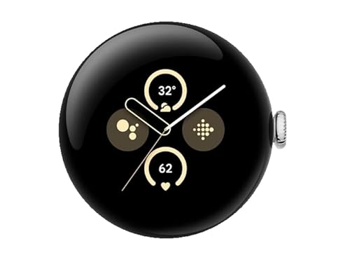 yςݕizGoogle Pixel Watch 2 Wi-Fif G4TSL Polished Silver A~P[X [oh]
