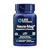 Life Extension Neuro-Mag Magnesium L-Threonate, Memory Health, Quick Thinking, Cognitive Health Support, Vegetarian, Non-GMO, 90 Vegetarian Capsules (144 mg from 2000 mg Magtein magnesium L-threonate