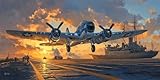 Diamond Painting Kit Completo,5d Pintar por Numeros Adultos Punto de Cruz Kit,Bordado Cuadro Cuadrado Diamantes Pintura Art Manualidades Lienzo Pared Decor,Niños DIY Gift, avión atardecer 20x40cm