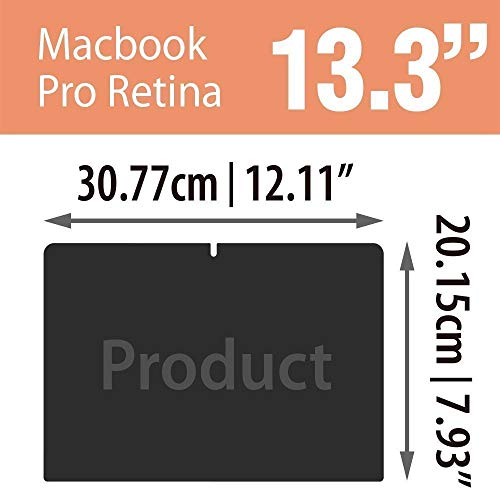 [Upgrade Version]Easy On/Off Ultra Slim Magnetic Privacy Screen Protectors Filter For 13'' Macbook Pro Retina 2012-2015 Model(Macbook Model :A1502 And A1425) #TOP6