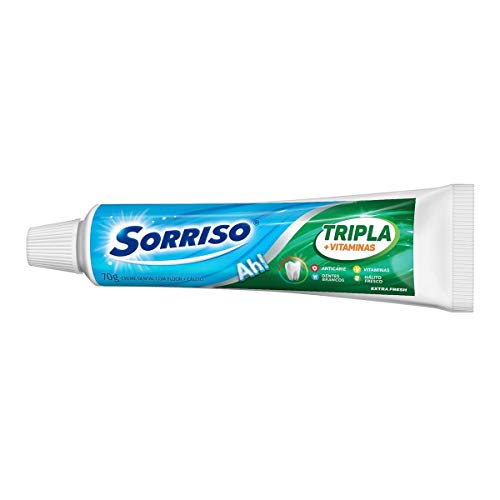 Creme Dental Sorriso Tripla 1 2 3 Vitaminas 70g