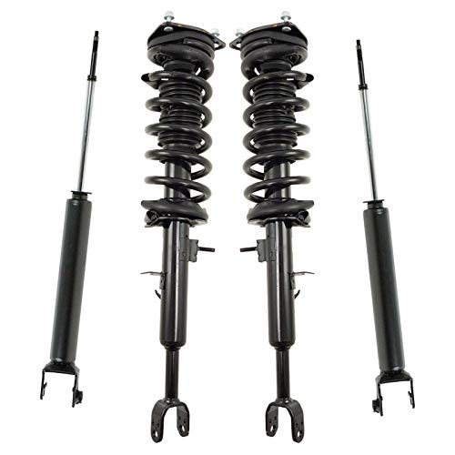 Image of TRQ Front and Rear Complete Strut Assembly & Shock Absorber Kit Shock & Spring Strut Assembly Compatible with 2003-2006 INFINITI G35