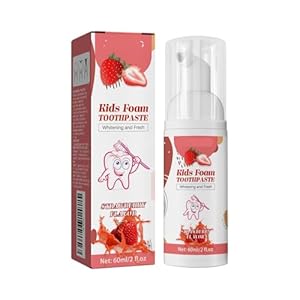 Klyso Schäumende Kinderzahnpasta Erdbeergeschmack 2er-Pack