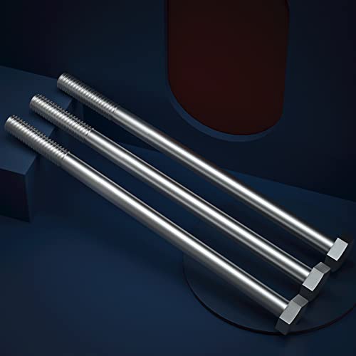 Image of 1 /2-13 x 7 (1 to 7 inch Optional) Hex Head Screw Bolt, Stainless Steel 18-8(304), Partially Threaded,5pcs