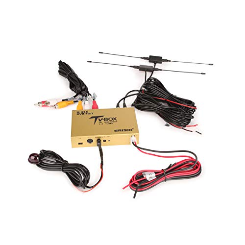 ERISIN Auto Mobile Digital HDTV DVB-T2 Empänger HEVC H.265 H.264 HDMI USB 160km/h