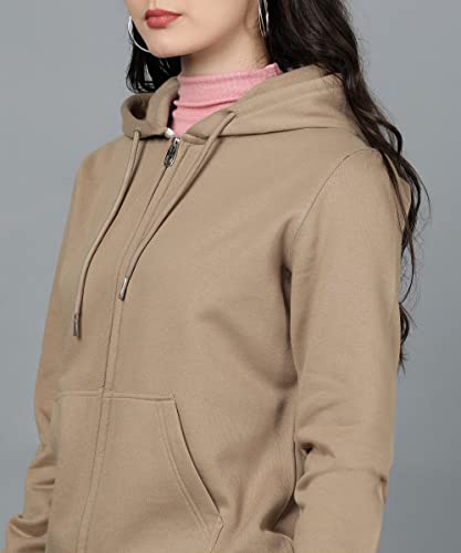 Alan Jones Clothing Women's Cotton Hooded Neck Sweatshirt (Image - 5)