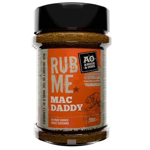 Angus & Oink | Mac Daddy Burger Seasoning | Big Flavours for Bold Burgers | Perfect for Burgers, Chips & Cheeseburger Pizzas | Gluten-Free | 200g