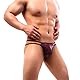 Casey Kevin String Tanga Herren PU Leder Unterwäsche Männer Sexy Slips Thong Wetlook G-String Unterhosen T-Back Briefs 3er Pack