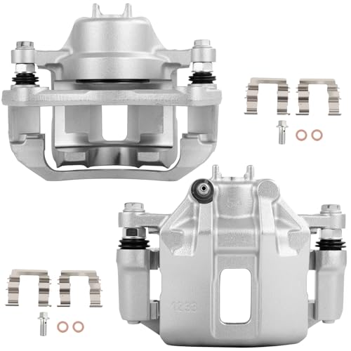 Image of SCITOO 19B3300 19B3301 Front Left & Right Disc Brake Calipers Assembly w /Bracket for Dodge,for Hyundai,for Kia