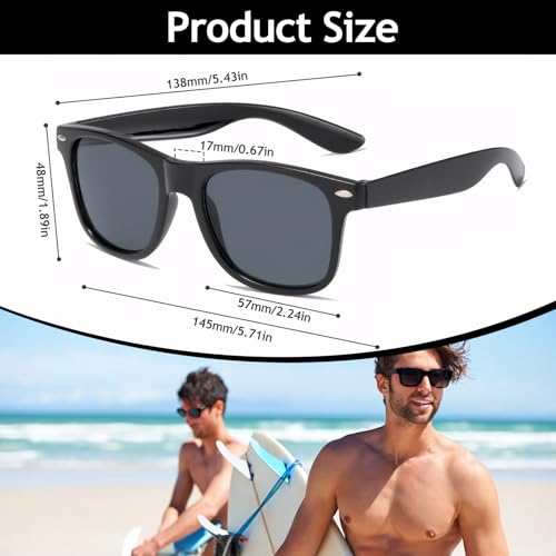Image of Rivet Accent Round Sunglasses, Lightweight PC & Stainless Steel Frame, Sun Protection, Unisex Fashion Eyewear