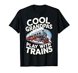 Photo Gallery cool grandpas giocare con i treni maglietta Photo Gallery cool grandpas giocare con i treni maglietta