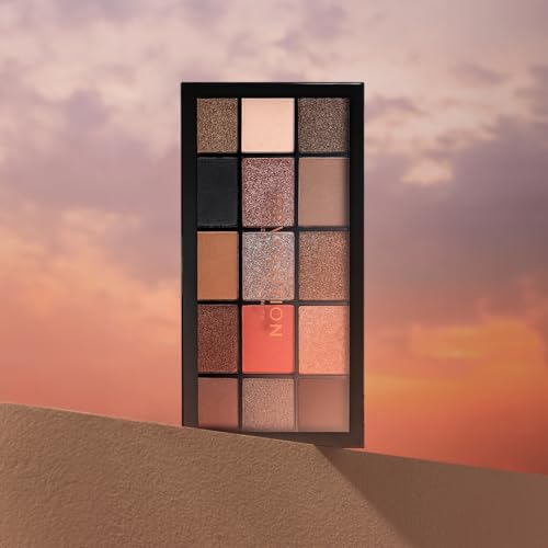 Makeup Revolution Reloaded Hypnotic Eyeshadow Palette for Women with 15 Shades, Soft Long Lasting, Full Coverage, Cruelty Free & Vegan (Pack of 1) - Image 4