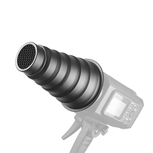 Snoot conique AD-H1 en alliage d'aluminium avec grille nid d'abeille de haute précision