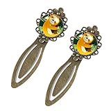 Metal Bookmark,2 Pack Vintage Book Marks for Gift,Cartoon Sloth Tropical Jungle Bookmarks for Women