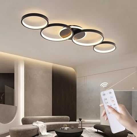 Plafonnier LED Dimmable Liyabber Cover