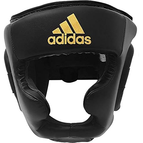 adidas Erwachsene Speed Super Pro Training HG Kopfschutz, schwarz/Gold, S Cover
