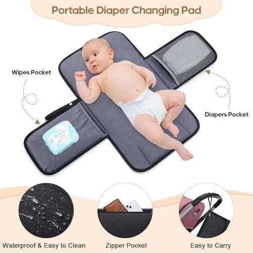 Ukein Diaper Bag Backpack, Multi Function Baby Bag With Portable Changing Pad thumb #3