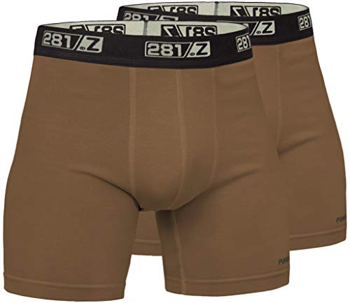 281Z Military Underwear Cotton 6-Inch Boxer Briefs - Tactical Hiking Outdoor - Punisher Combat Line