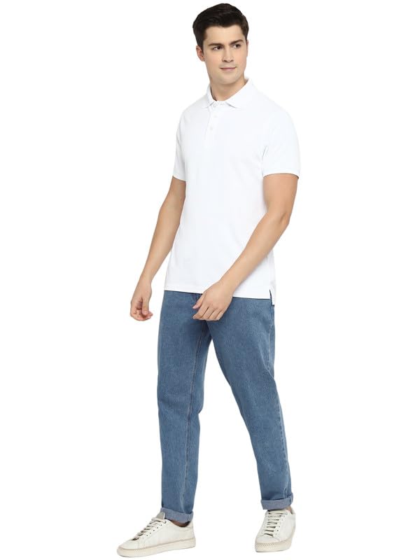 Image of Southern Alps Polo Collar T-Shirt with Moisture Wicking for Men