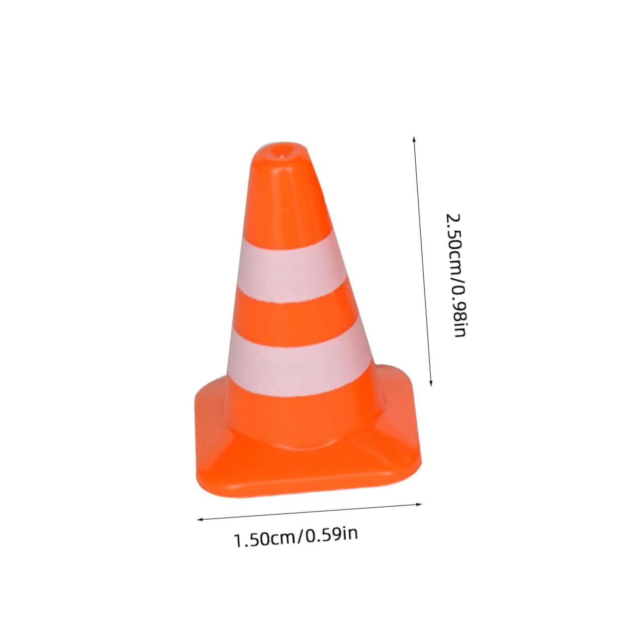 TOBBOMEY 28Pcs Miniature Road Cones for Traffic Signs Teaching Props for Table Play and Traffic Learning Activities Fun Educational